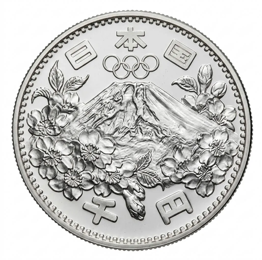 1964年 東京オリンピック記念 1000円銀貨